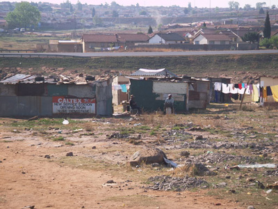 Slum in So. Africa