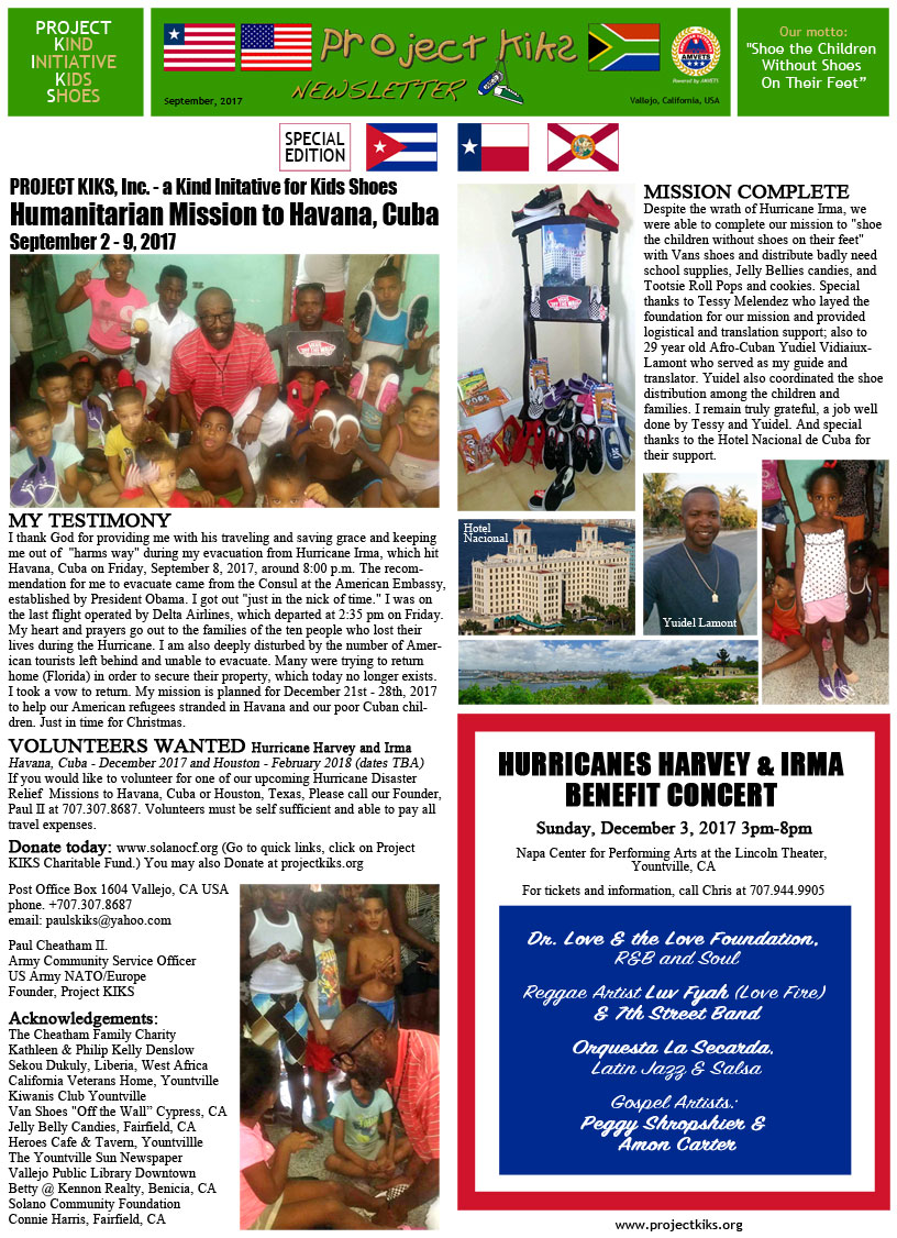 Newsletter September 2017 page 1